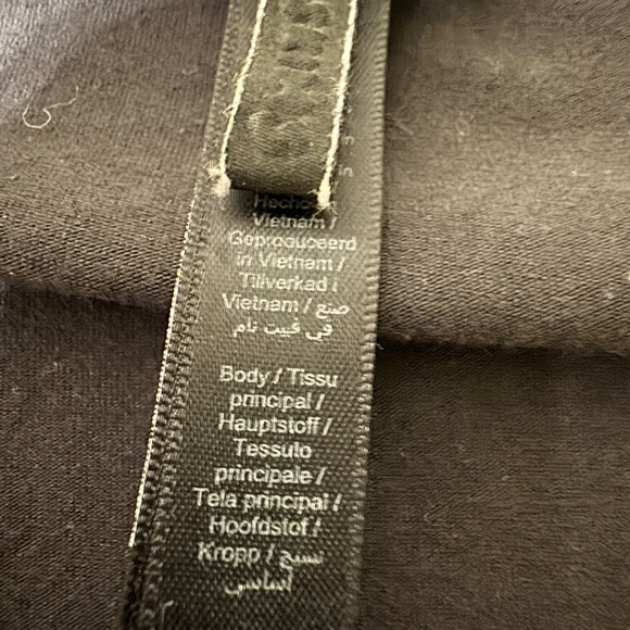 COTTON JERSEY SCOOP NECK LONG SLEEVE TOP - Soot - Picture 8 of 8